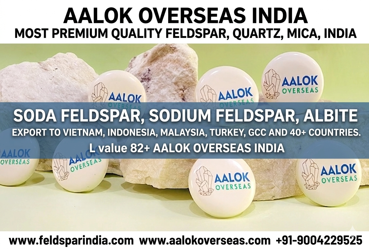 Bulk stuffing of high-purity potassium feldspar mineral powder into export containers at Mundra Port, India by industrial mineral supplier.